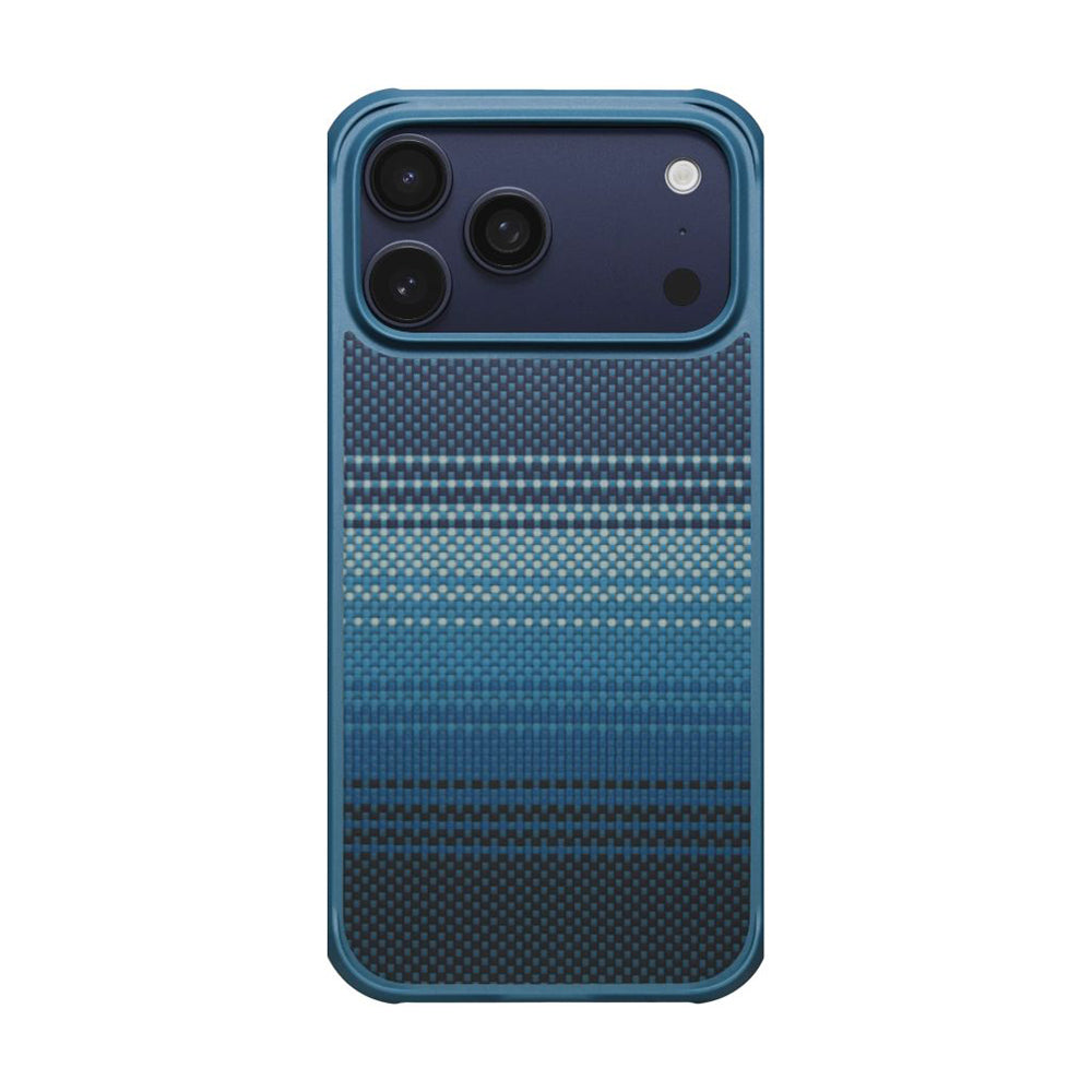 Pitaka Tactile Woven Sunset-Moonrise Aramid Pro Guard Serisi iPhone 17 Pro M-safe Kılıf Pitaka Tactile Woven Sunset-Moonrise Aramid Pro Guard Serisi iPhone 17 Pro M-safe Kılıf